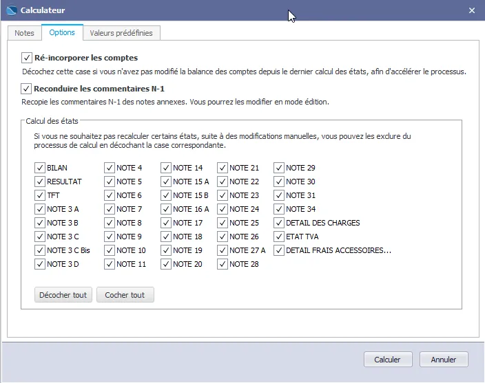 Xcoa - Calculateur expert